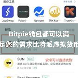 Bitpie钱包都可以满足您的需求比特派虚拟货币